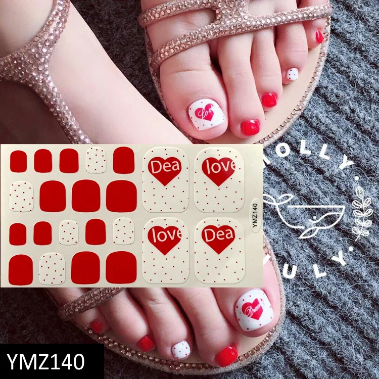 

YMZ133-YMZ147 Environmental protection waterproof 22 small stickers factory direct stock children's hyuna nail stickers