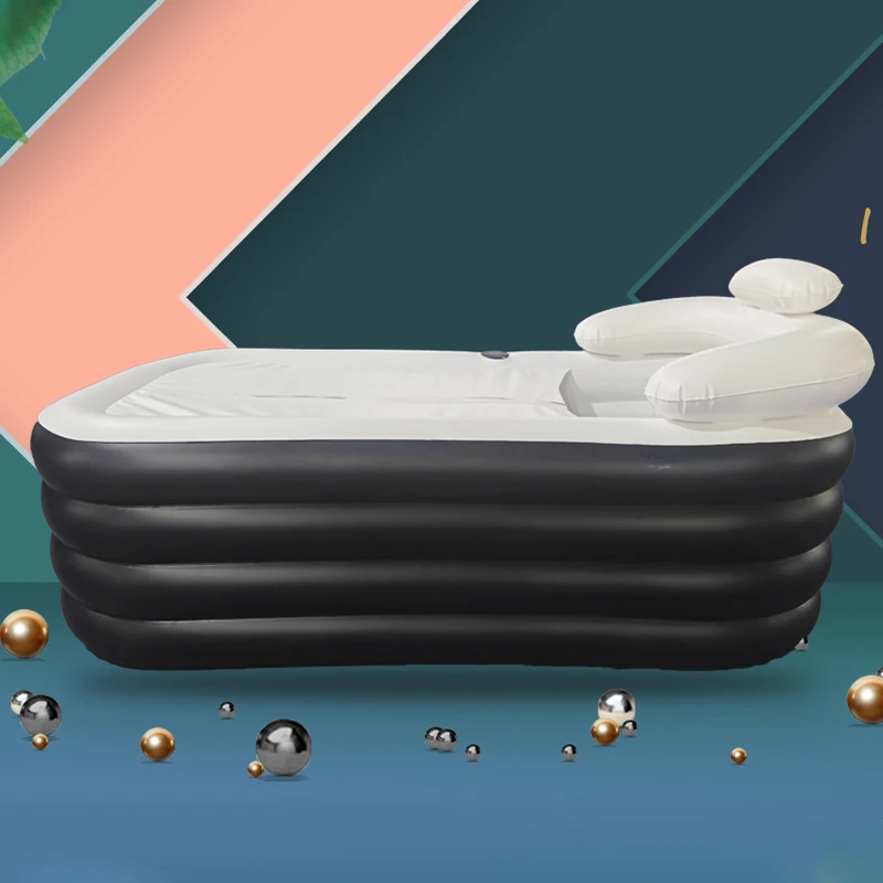 

Indoor Outdoor PVC Plastic Adult Spa Foldable Portable Inflatable Bath Tub