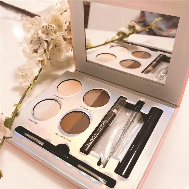 

Pigmented Branded Nude OEM Cosmetics Glitter Eyeshadow Palettes Powder