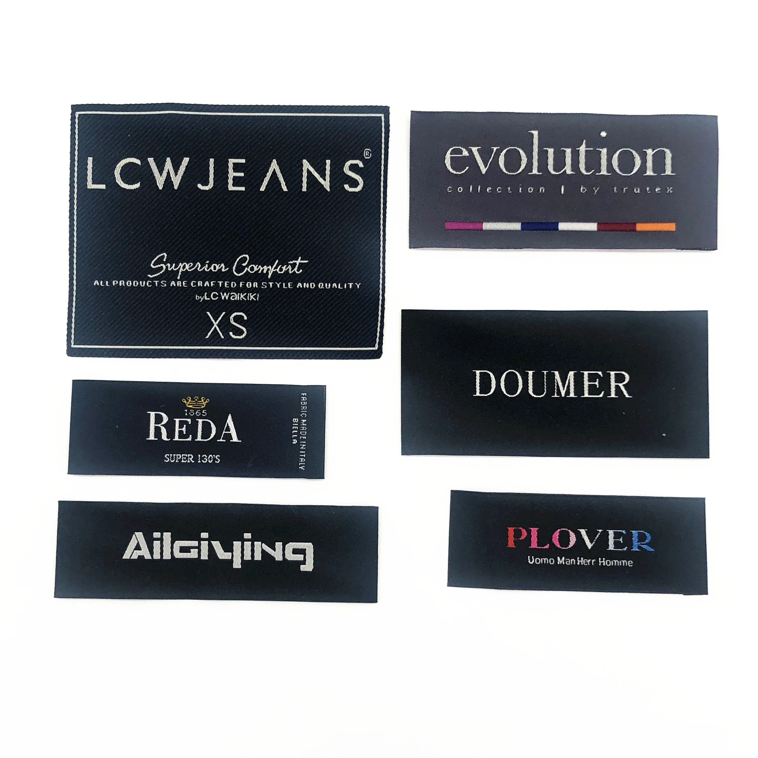 Cheap Price Brand Logo Custom T-shirt Collar Labels And Tags Satin ...