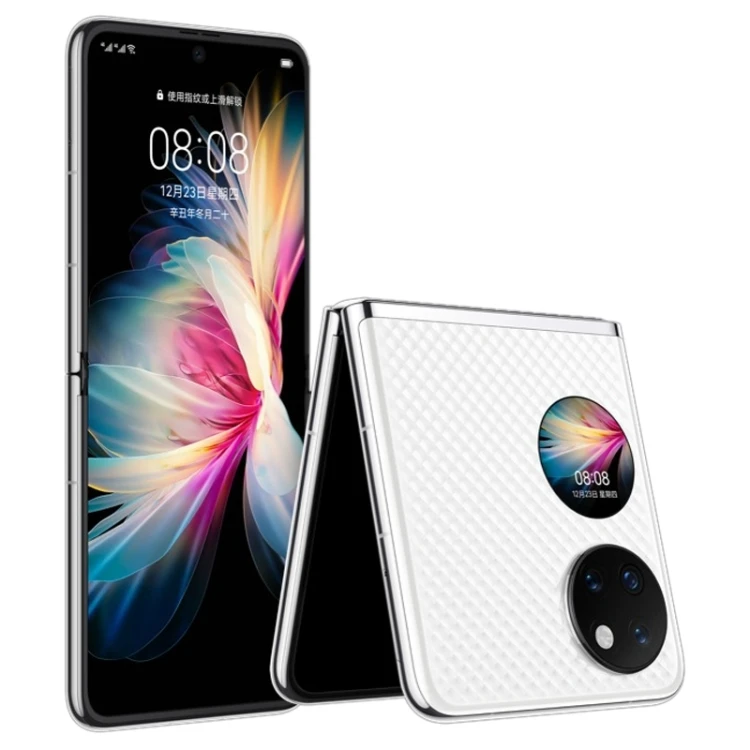 

New arrivals Huawei P50 Pocket 4G 8GB+256GB BAL-AL00 HarmonyOS 2 China Version, White,black