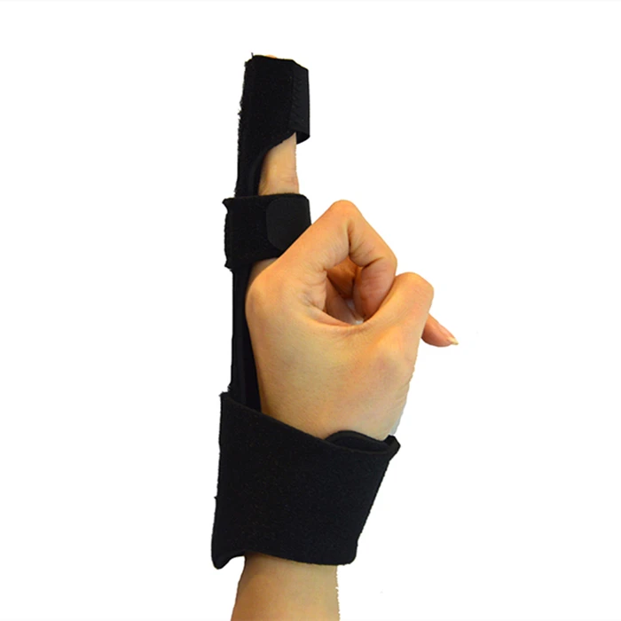 

Factory OEM Sports Finger fracture protection fixation splint basketball finger protector, Black