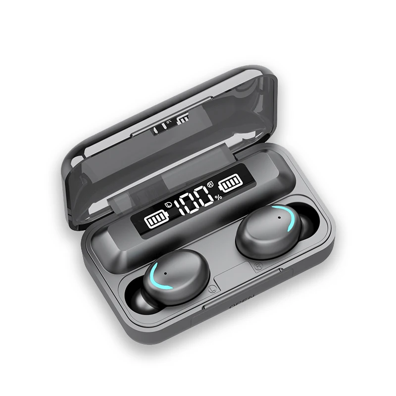 

F9 V5.0 Wireless Headphones Sports Waterproof Headsets earbuds With 2000mAh Charging Box For iOS Android earphones