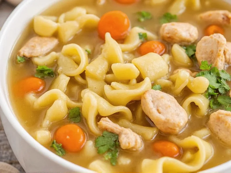 Homemade Chicken Noodle Soup Calories: Complete Guide