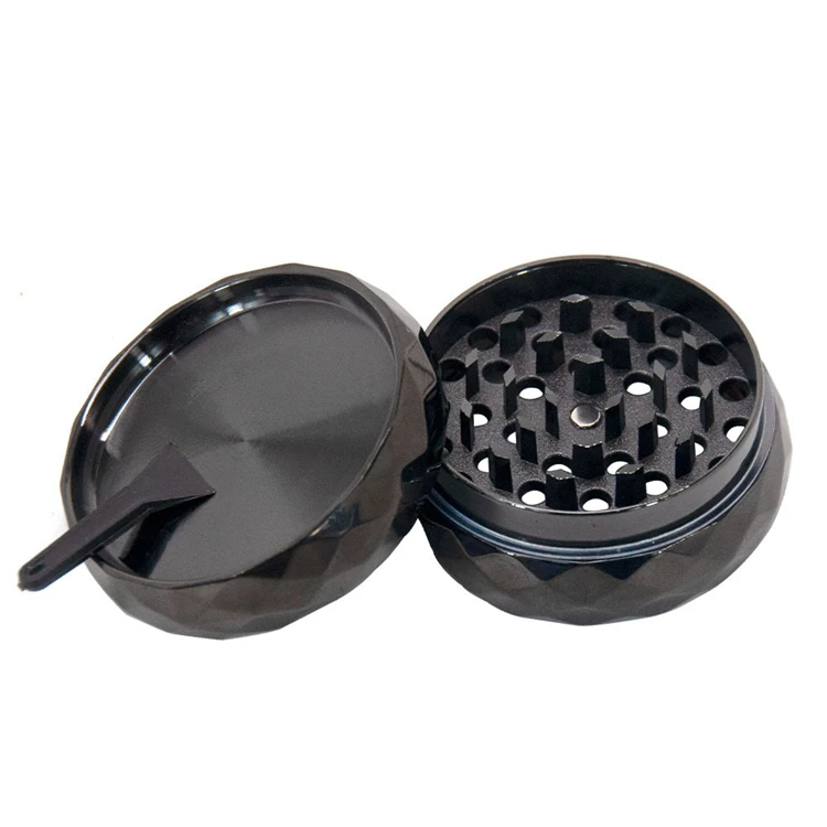 

63mm Metal Zinc Alloy Customize Smoking Accessories Tobacco Herb Weed Grinder Metall Krautermuhle, 5 colors