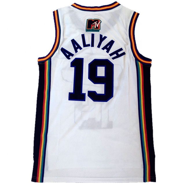 

Hot Selling Aaliyah #19 Bricklayers Basketball Jersey Retro basketball uniform, Customized colors
