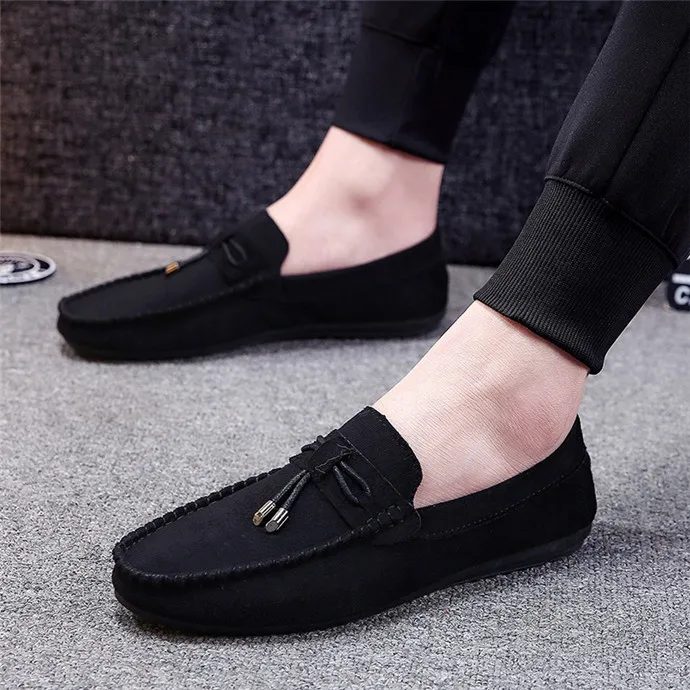 

Wholesale Spring Fashion Lightweight Slip-on Loafer Car Driving Shoes for Man, Red/black