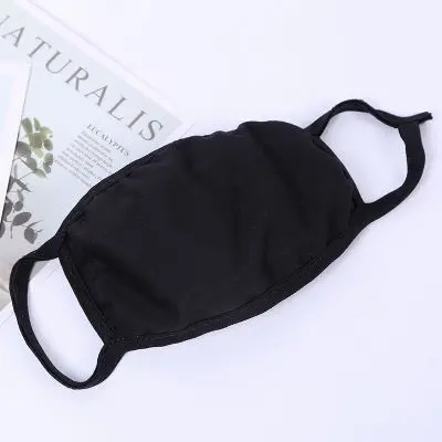 
High Quality Mouth Maskes Cotton Cute Black Dust Maskes Nose Filter Windproof Face Muffle Bacteria Flu Fabric Maskes Fast Ship  (62225527386)
