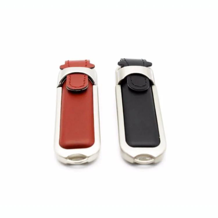 

portable usb flash disk 16GB 32GB customize logo leather USB flash drive