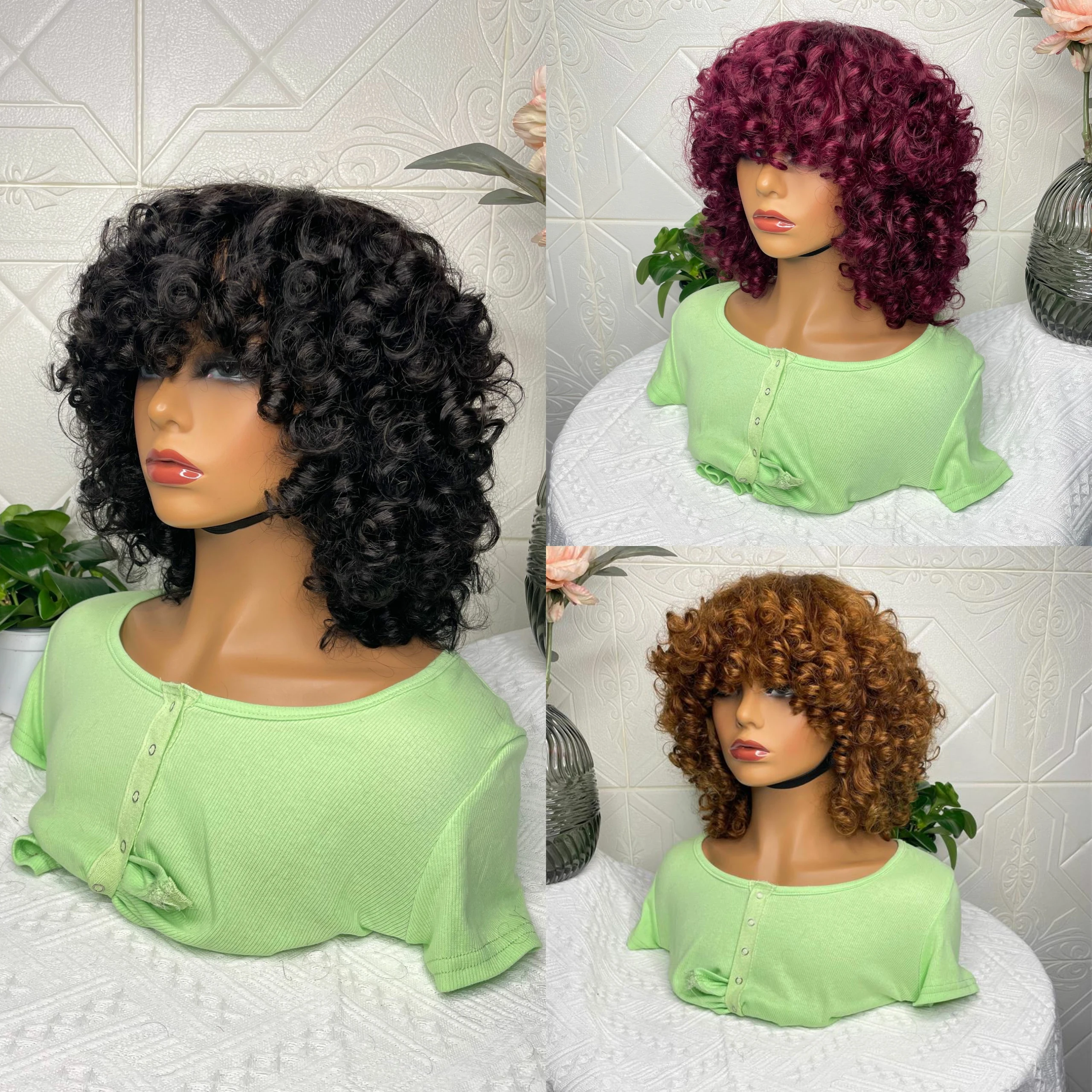 

Mayqueen Hair SDD 12A Super Double Drawn Wig Raw Virgin Hair Cuticle Aligned 250% Density Short Bob Human Hair Wigs for Black
