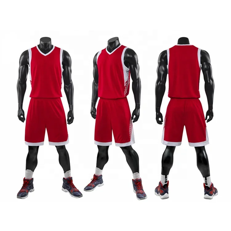 

Sportswear Unisex Basketball Training Jersey Red Blank Basketball Jerseys Wholesale, Any colors can be made