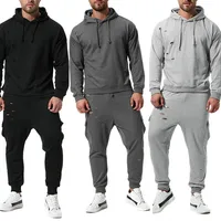 

Long Sleeve Hoodie Mens Track Suit Men Sweat Shirt men joggers set