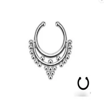 

Gold Sliver Nose Ring septum rings Piercing Body Jewelry Hoop Aros For Women