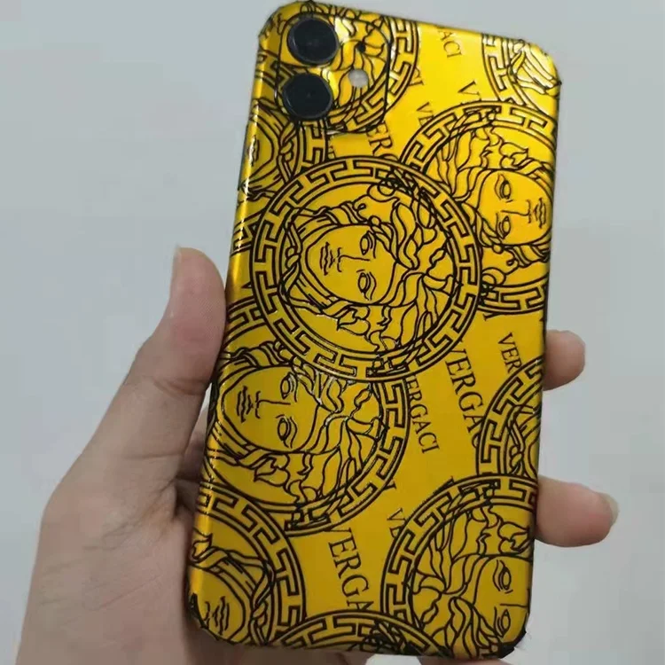 

Hydrogels Film Cutter Luxury 3D Gold Smartphone Skin Back Cover Sticker for Cell Phone Wrap Sticker Making Machine