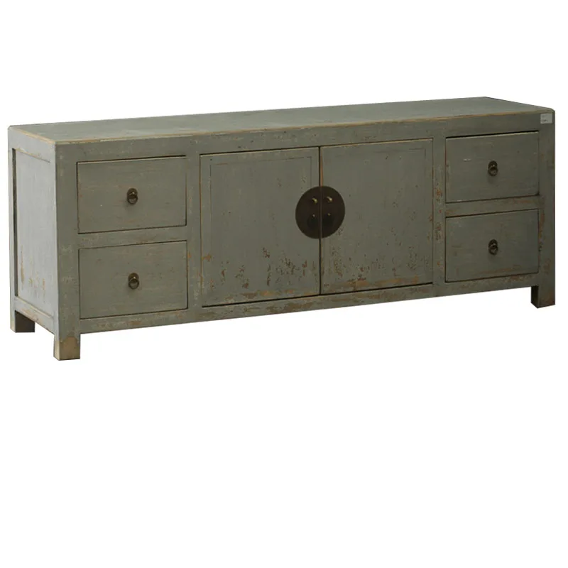 
Antique Reclaimed wood European Furniture living room reproduction distressed cabinet 