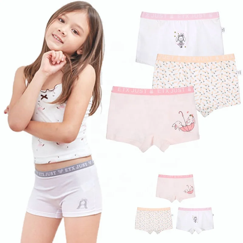 

ETX Cartoon Cotton Children Underwear For Girls Briefs, 3 colors