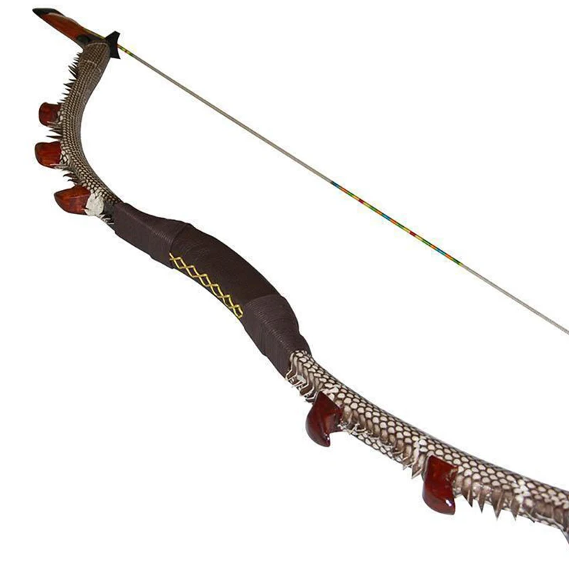 Traditional Recurve Bow Hunting Longbow Mongolian Laminated Archery Shooting 