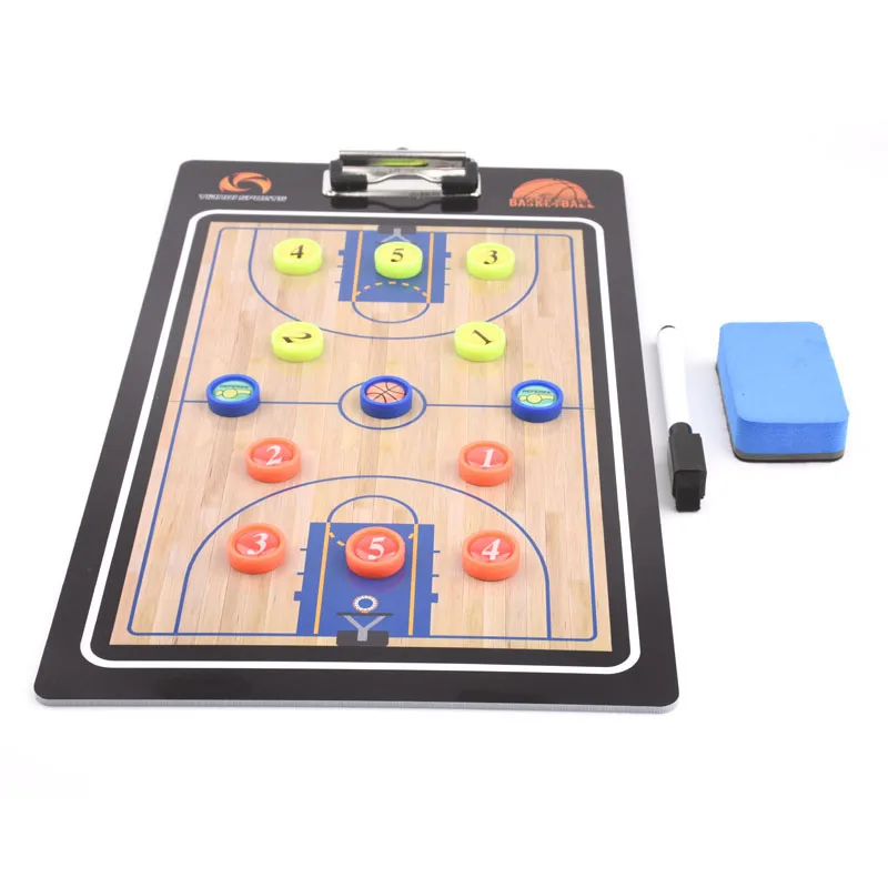

Fyzlcion Wholesale high quality portable basketball board teaching and training tactics magnetic tactical board erasable marker, Same as photo