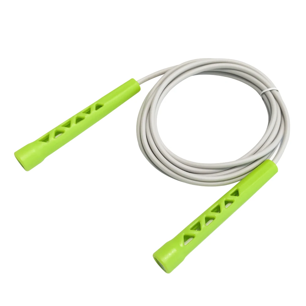 

home fitness yoga jumping rope boxing PVC steel wire Cordless speed skipping jump ropes