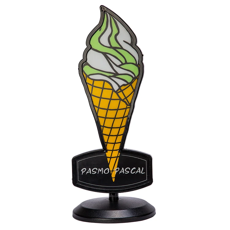 
3d model ice cream shape table lamp for shop decorate 