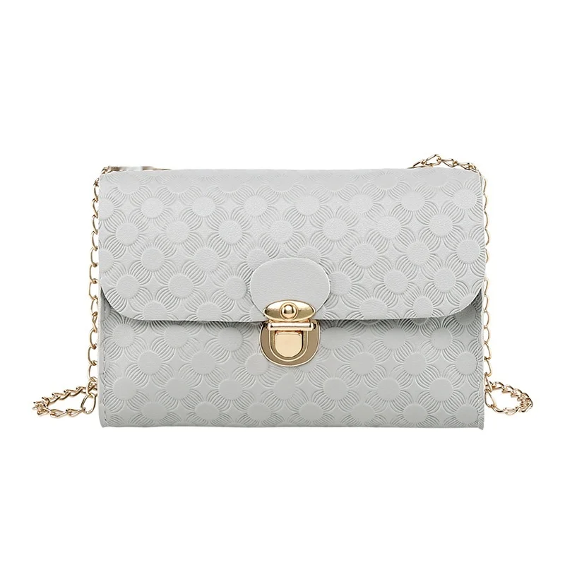 

2021 New Arrival Practical Leisure Chain Fashionable Flower Shoulder Messenger Bag for women