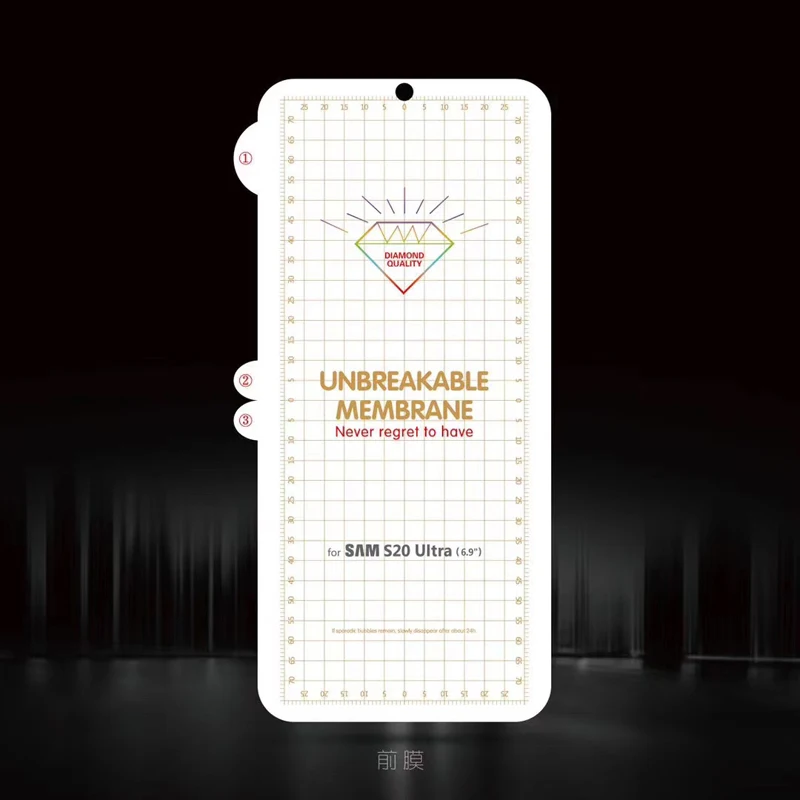 Clear Flexible Nano Tpu Film Hydrogel Screen Protector Unbreakable