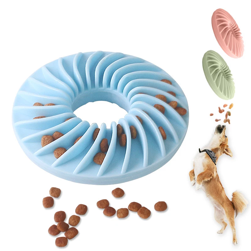 

Custom TPR Interactive Toy Candy Color Pet Slow Feeder Cat Toys Interactive Pet Bowl Dog Chew Toys