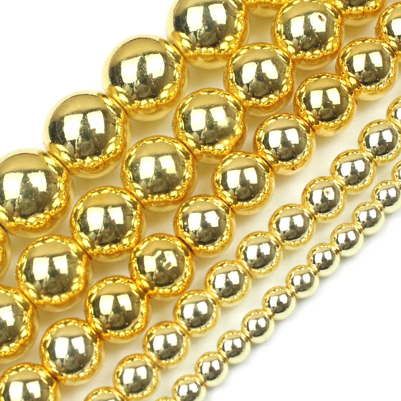

High Quality 4mm Silver Round Hematite Beads For Jewelry DIY making