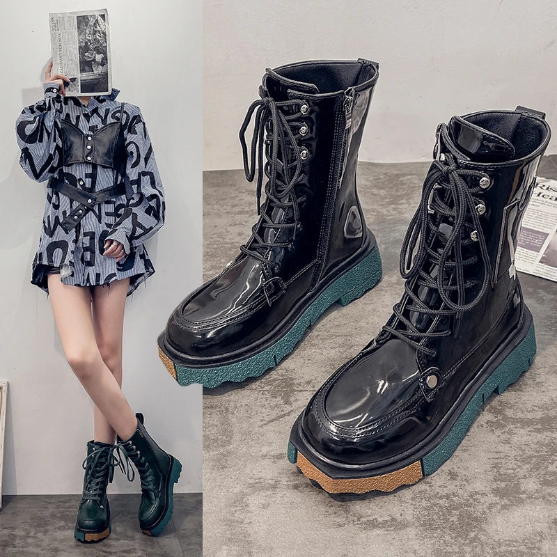 

ankle boots for women Fashion Waterproof ladies martens boots Shoes Women Casual zipper shoes Botas Mujer wholesale boots