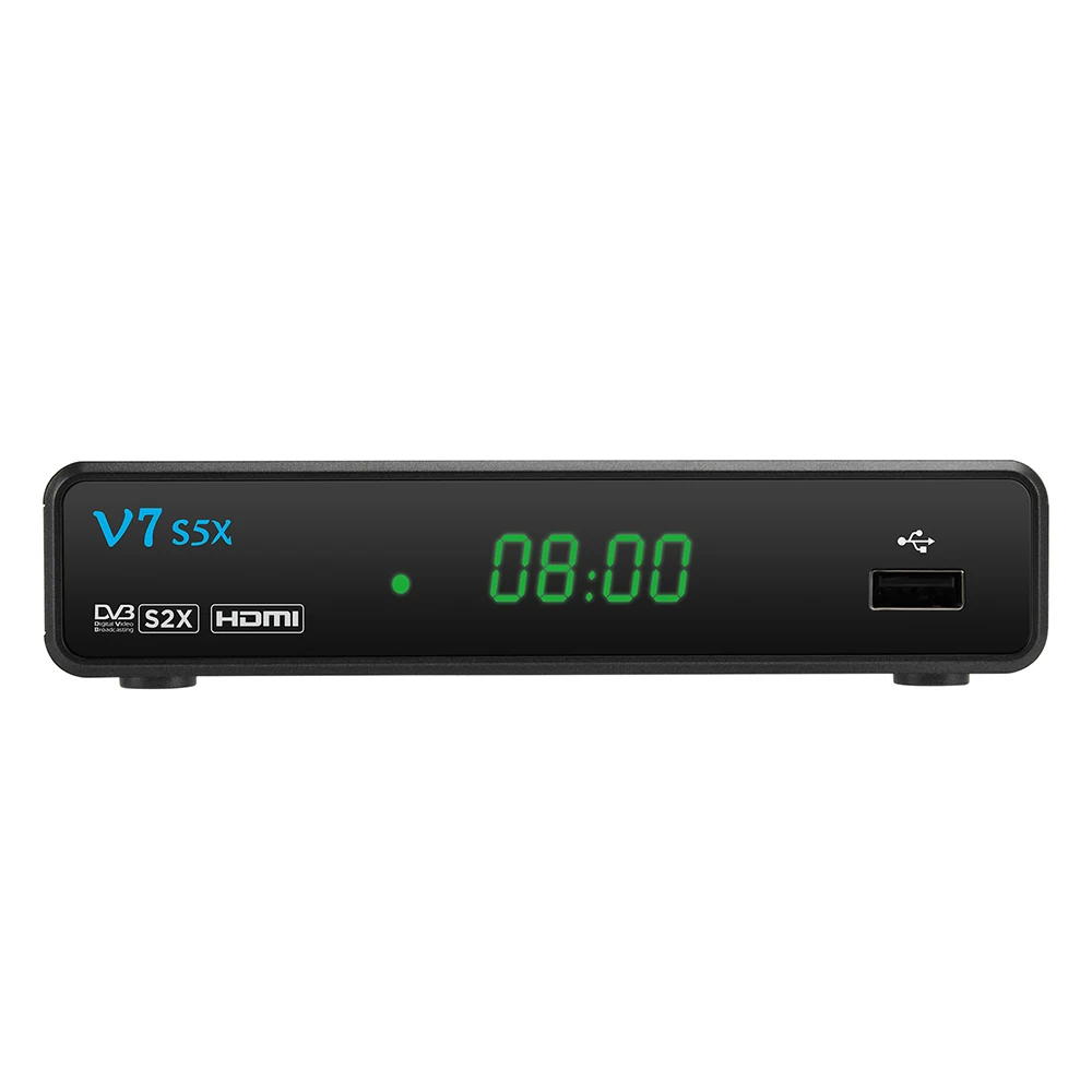 

2022 Hot products GTMEDIA V7 S5X HD with USB Wifi DVB-S/S2/S2X Satellite TV Receiver for South America V7S5X 1080P