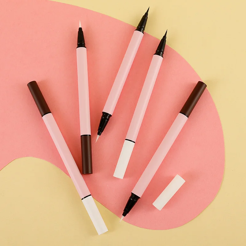 

Vegan custom 2 in 1 private label waterproof magic adhesive liquid lashglue pen glue pen eyeliner