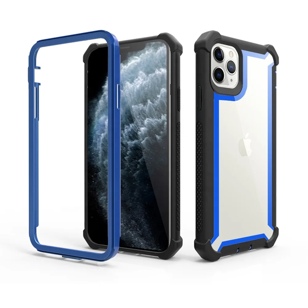 

Factory Wholesale Transparent Back Cover Mobile Phone Case for iphone 11/11 pro / 11 pro max, Multi-color, can be customized