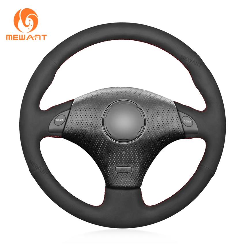 

Hand Stitching Black Suede Steering Wheel Cover for Toyota RAV4 Corolla Celica MR2 1998 1999 2000 2001 2002 2003 2004