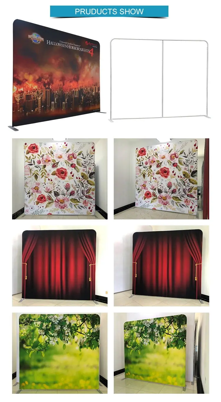 Aluminum Tension Fabric Indoor Signs Advertisement trade show booth