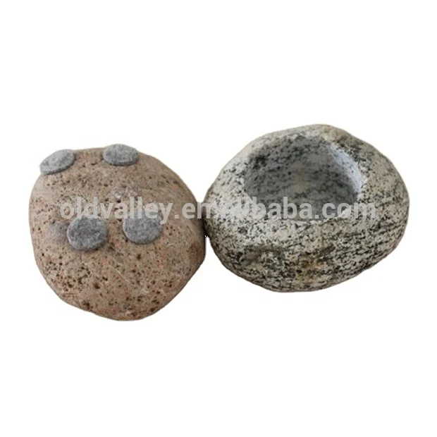 
2015 new arrival wholesale cheap candle holder stone for decoration 