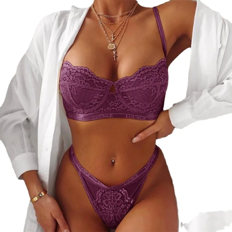

Best Wholesale Cheap Price Fashion Women Pink Push Up Lace Bra and Panty Sets Embroidery Balconette Bralette Sexy Lingerie Set, Picture shown bra & panty sets or customize