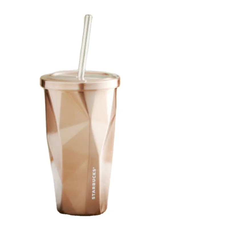 

750ML Stainless Steel Metal Coffee Cup Wine Tumbler With Lid And Straw, Customized color acceptable