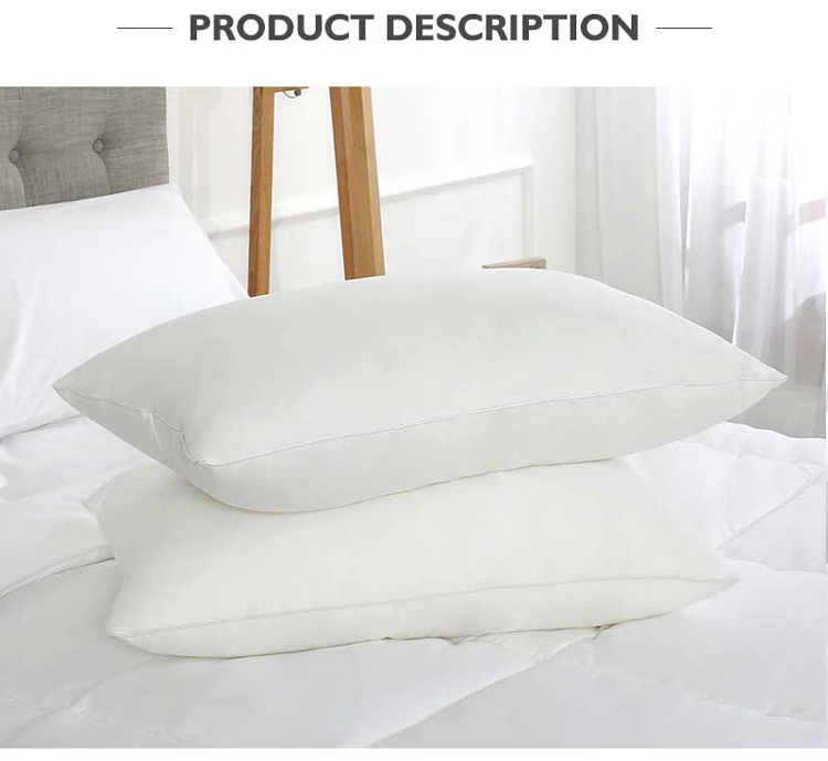 Luxury Hotel Neck Pillow Inner Bed Soft White 5 Star Hotel Bed Rest ...