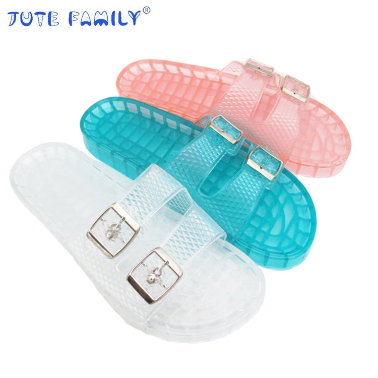 

Factory Home trendy Price latest ladies summer flat platform shoes Girl Pvc women lady jelly slide slides sandals for women