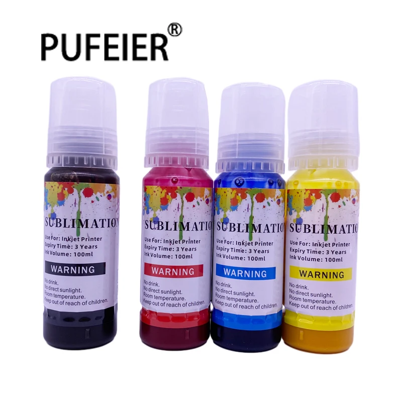 

70ML Bottle 001 003 Refill Sublimation Ink Compatible For Epson Ecotank L4150 L4160 L6160 L6170 L6190 L3110 L3150 Printer Ink