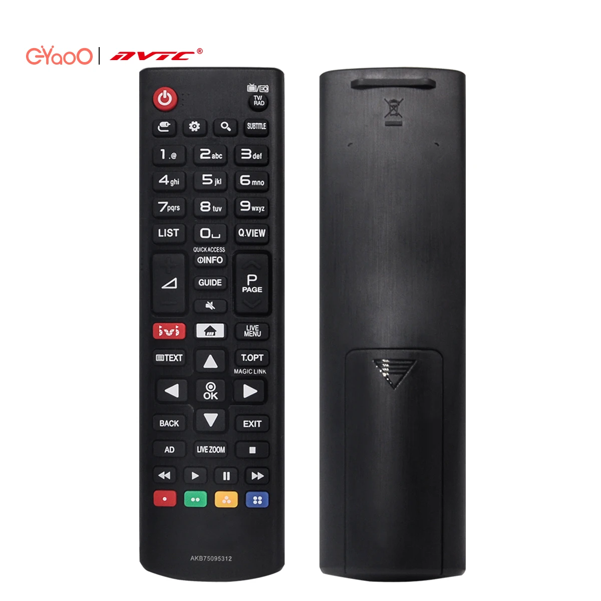 

Brand New AKB75095312 NVTC IR LG Smart Convenient Universal Remote Control For TV