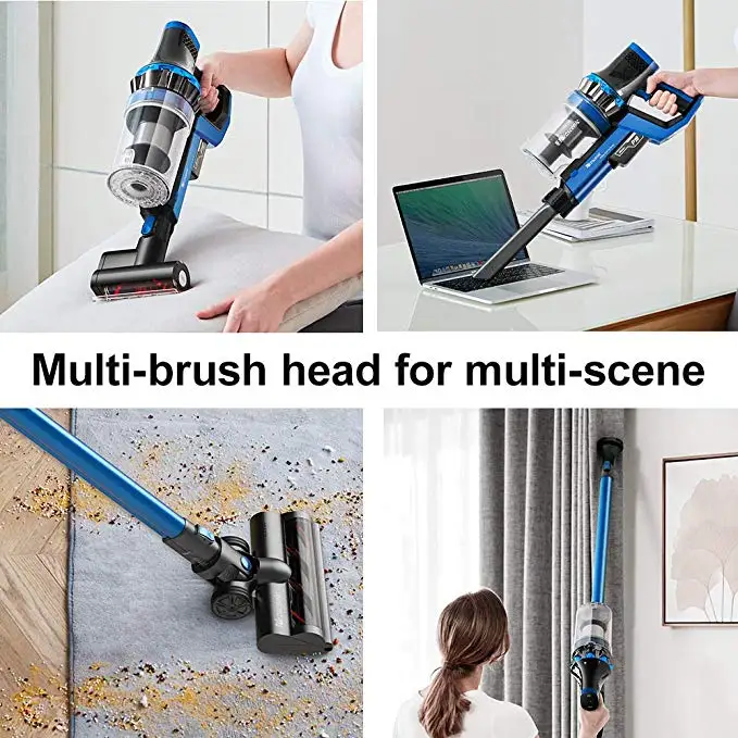 
Proscenic P10 Cordless Vacuum Cleaner 22000Pa Powerful Suction Led Touch Screen 4 Adjustable Suction Modes 4-in-1 Stick Hand 