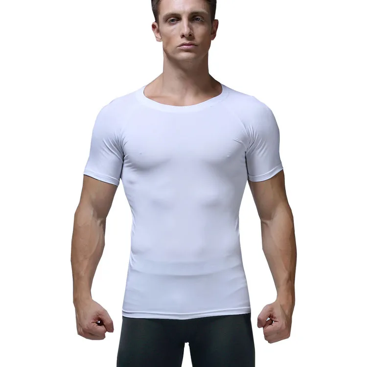 

Printed Fitness Wear Men Running Training Clothing Men Gym Sport T-shirt