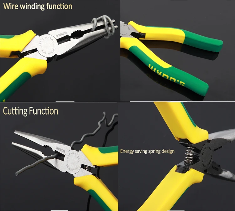 2019New design Multifunctional tools CRV nose plier long pointed nose pliers of cutting pliers