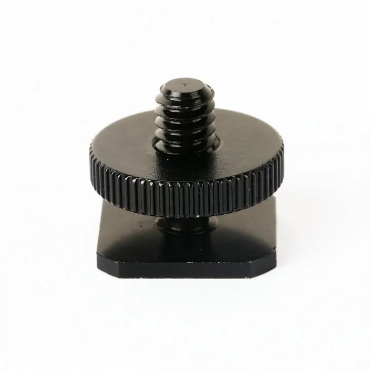 1/4 Double Screw Flash Hot Shoe Adapter Double Screw mount for phone, Camera flash mount 1/4"-20 Tripod Mount Screw