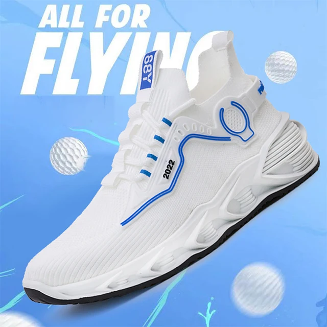 

Blue White Fashion Sport Shoes Sneakers For Men Sport Zapatillas Badminton Shoes For Men Ankle White Sneakers, Black/grey/white