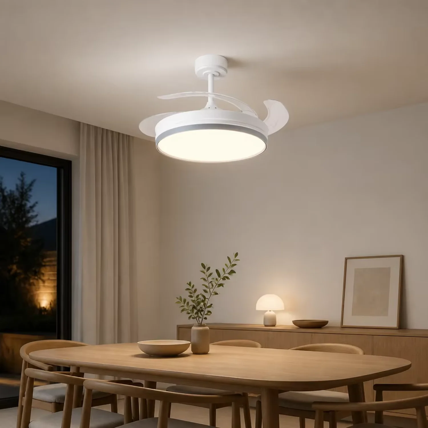 Ceiling Fan, LED, Metal+Plastic blades - detail 4