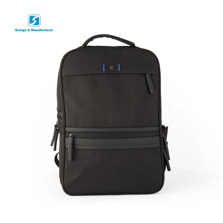 

Durable waterproof outdoor anti theft business Laptop backpack bag, Black