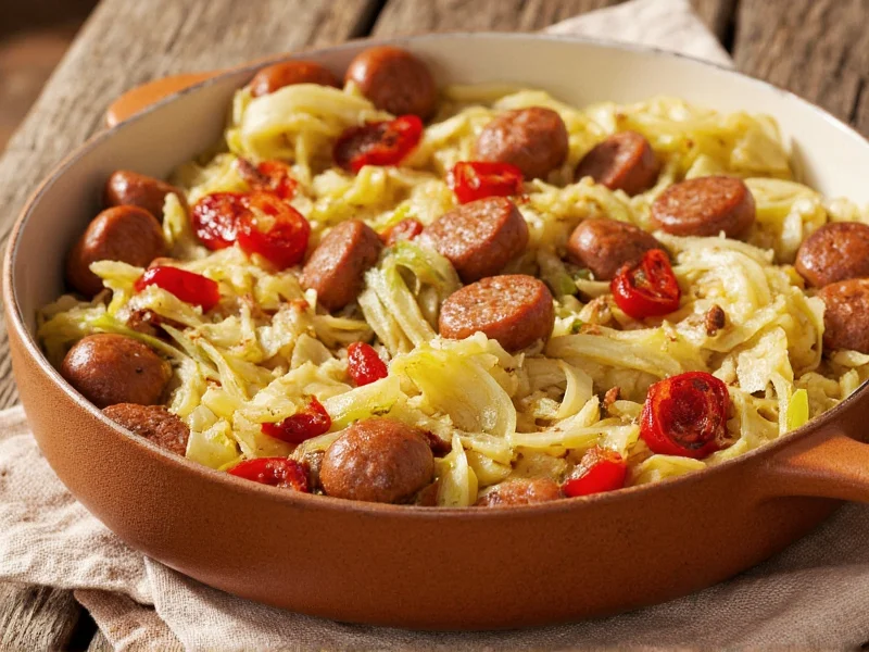cabbage sausage and potatoes