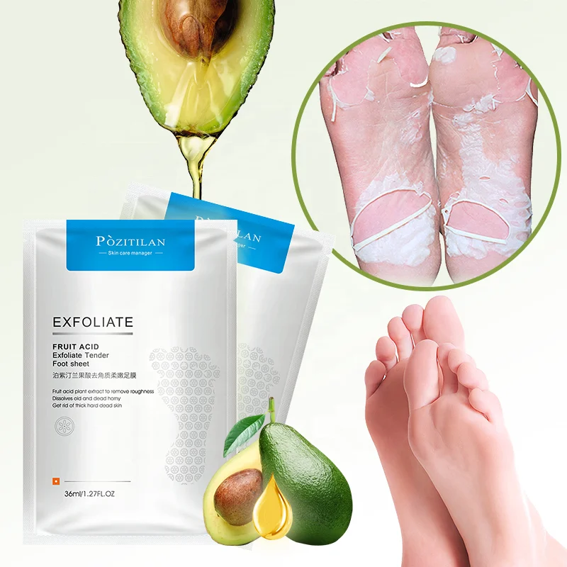 

Private label nourishing moisturizing skin care collagen 2 pack hydrating peeling exfoliating peel foot mask